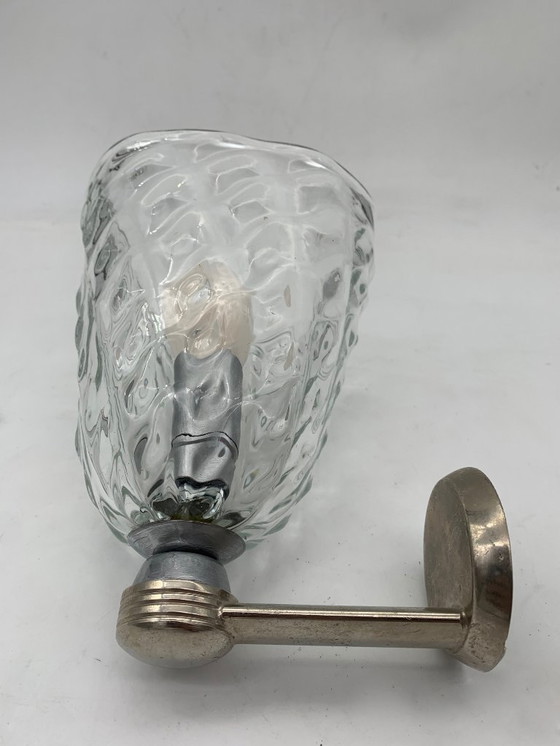 Image 1 of Enkele wandlamp, Murano wandlampen toegeschreven aan Barovier