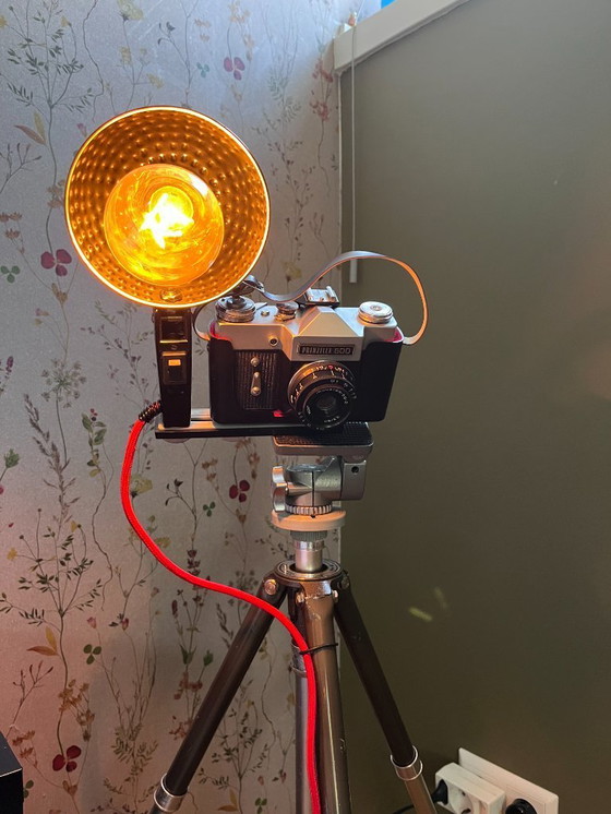 Image 1 of Design USSR Camera built-in lamp on tripod