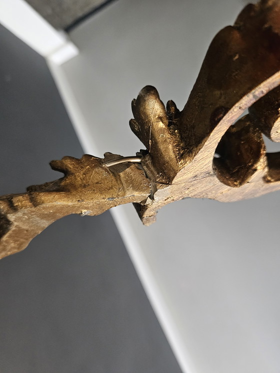 Image 1 of Puerta antigua dorada superpuesta, Francia