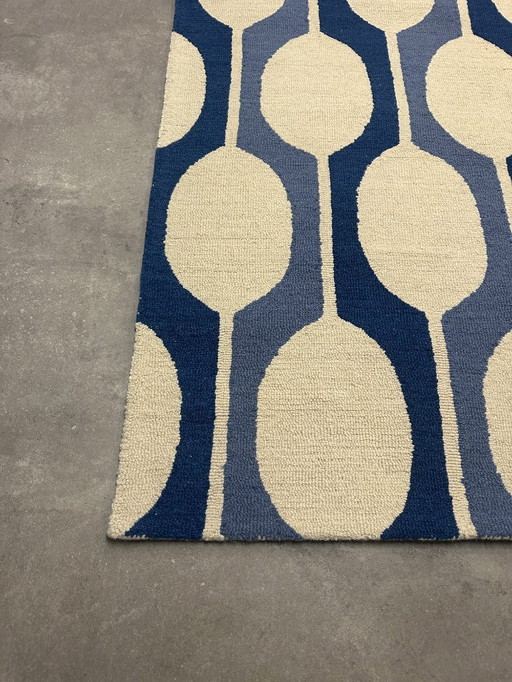 Tappeto Brink e Campman Scion Little Blue 160x230 cm lana