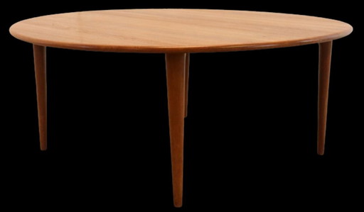 A. Mikael Laursen table basse ronde XXL vintage danois
