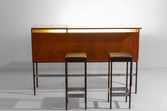 Image 1 of Roger de Winter cocktailbar met krukken