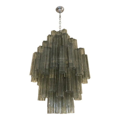 Contemporary Modern "Tronco" Murano Glass Sputnik Chandelier Venini Style