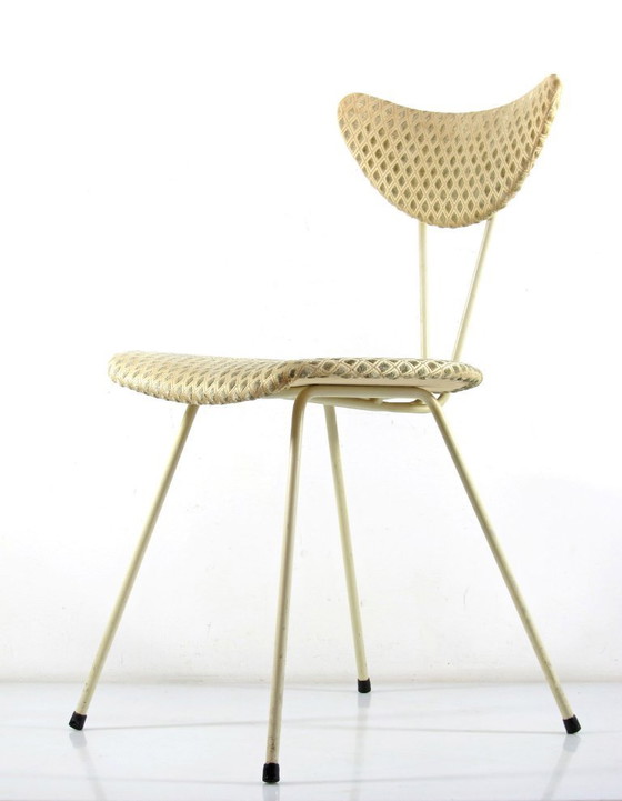 Image 1 of 2 decoratieve stoelen van Kembo uit de jaren vijftig van W.H. Gispen