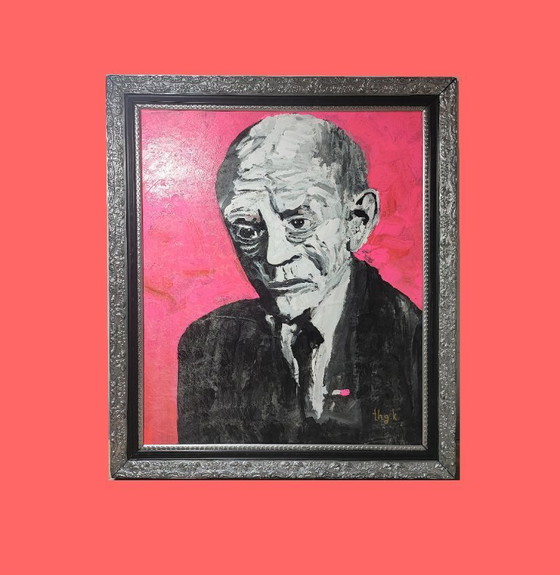 Image 1 of Portrait Karl Valentin Kunst Gemälde Pop Art