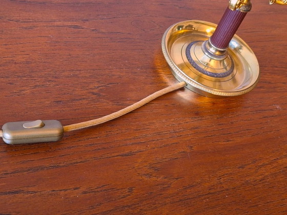 Lucien Gau Model 15033 French Mid Century Brass Table Lamp – Maison Lucien Gau (photo 7 of 13)