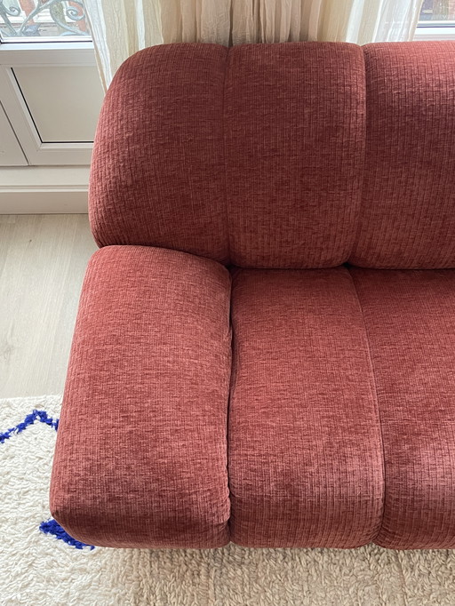 La Redoute Nuria 3 posti - Velluto a costine rosso