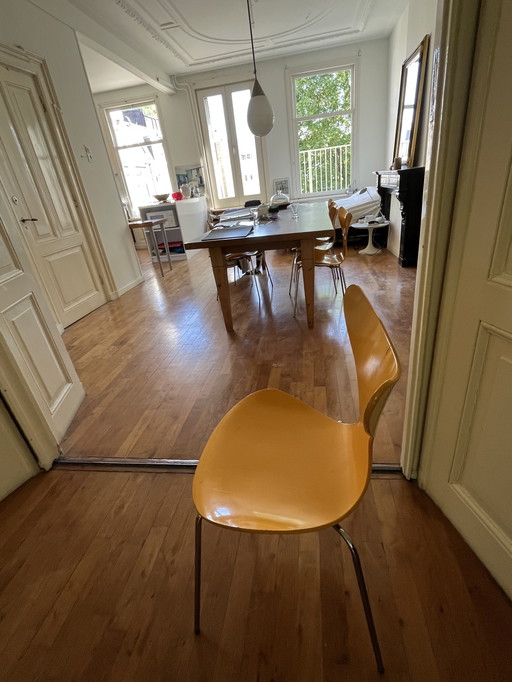 Originele Stoelenset (6) Arne Jacobsen voor Fritz Hansen