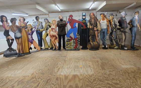 Image 1 of Tableau en bois fait main grandeur nature Julia Roberts Pretty Woman / découpage / figure / statue