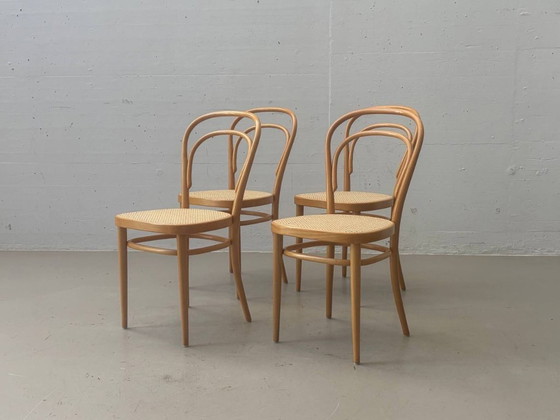 Chaises Thonet Originales en Bois Courbé avec Cannage Viennois, Vintage – Fauteuils d'appoint, Wood (photo 9 of 17)