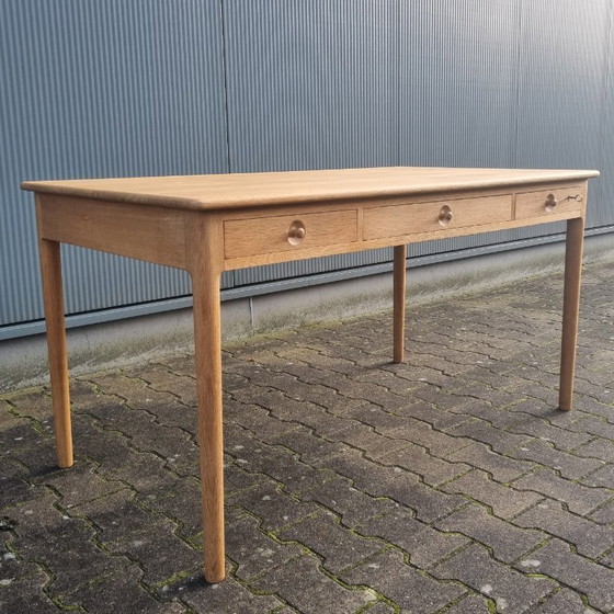 Image 1 of Hans Wegner PP-305 oak desk table
