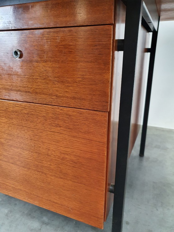 Image 1 of Knoll De Coene vintage teak desk 1950s
