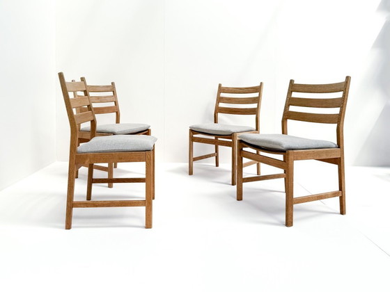 Image 1 of Kurt Østervig für K.P. Møbler Set mit 4 Esszimmerstühlen aus Eiche