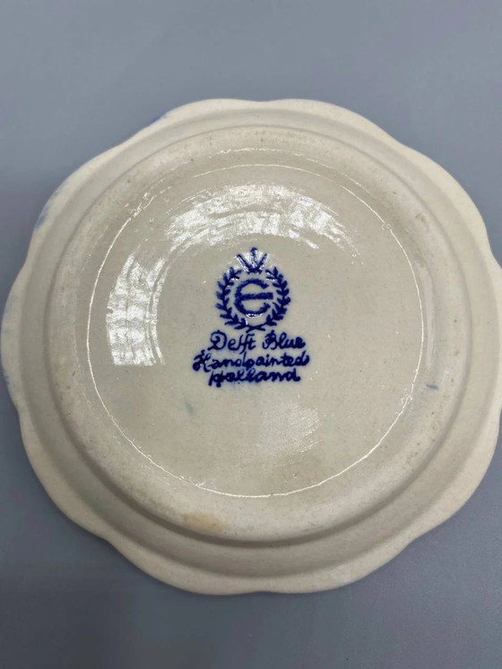 Delftsblauwe faience asbak in de vorm van een windmolen, Holland – Servies, Dutch Design Style (photo 2 of 3)