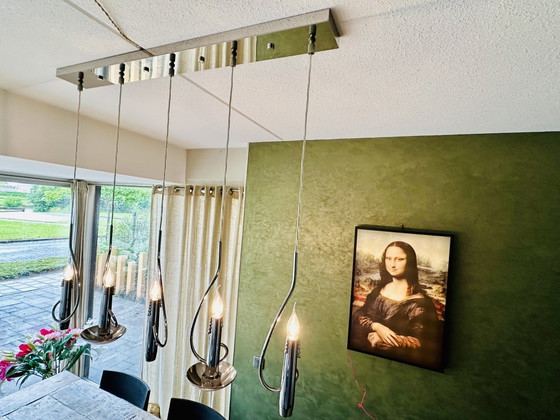 Brand Van Egmond Floating Candles Pendant Lamp 112 cm – Ceiling lights, rvs, Metal (photo 2 of 12)