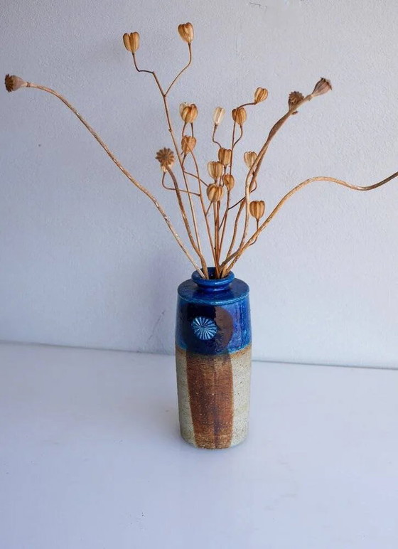 Image 1 of Mid-century modern studio art ceramic vase by Inger Persson for Rörstrand, 1970s