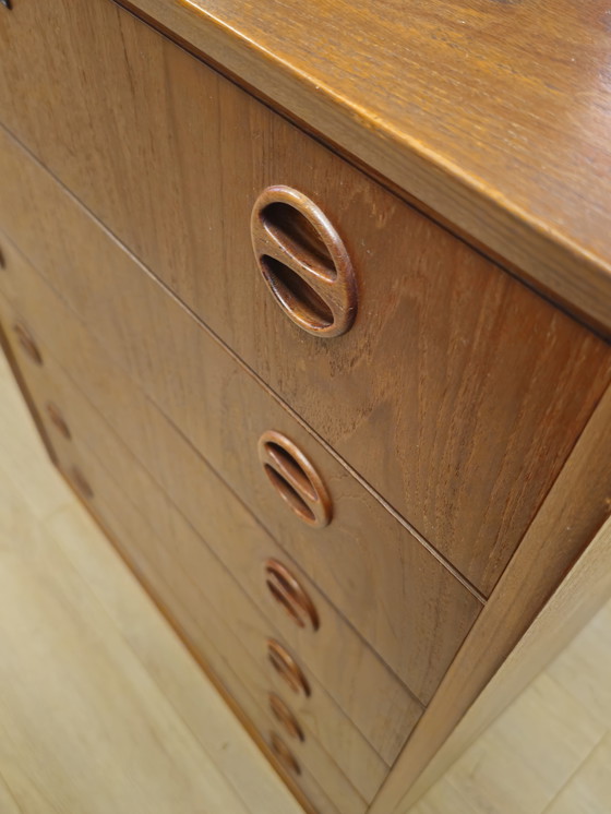 Image 1 of Vintage Deens Ladekast Ladekastje Kast Kastje Teak Fineer 