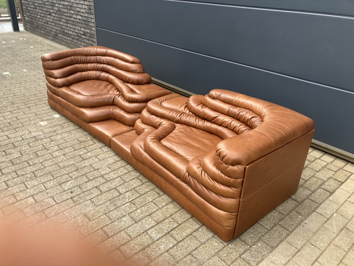 2x De Sede Terrazza DS-1025 (élément droit et gauche) Cognac