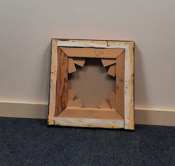 Image 1 of Ölgemälde auf Leinen 30x30x2,5cm