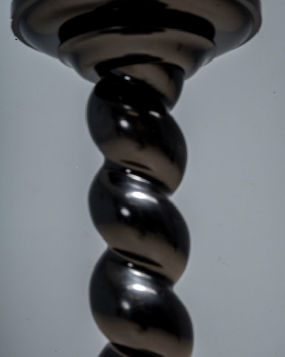 Image 1 of Pedestal de flores de inspiración barroca, nogal, Europa Central, década de 1920