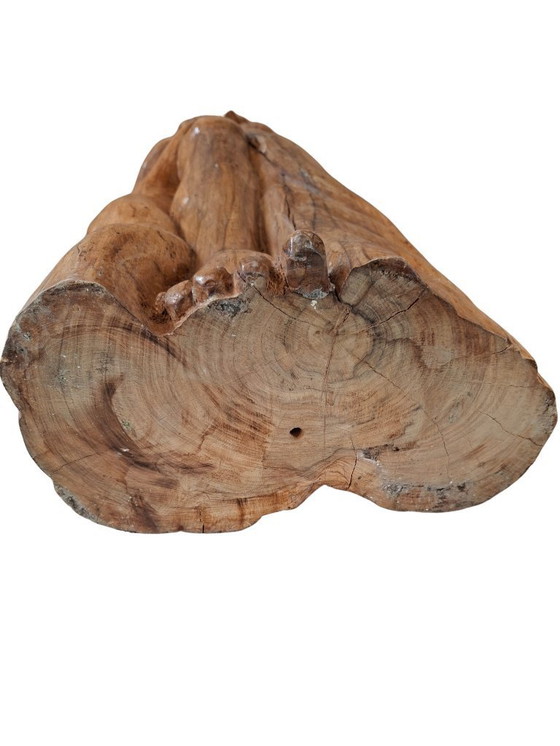 Image 1 of Important 20th Century Wooden Sculpture Female Nude '40