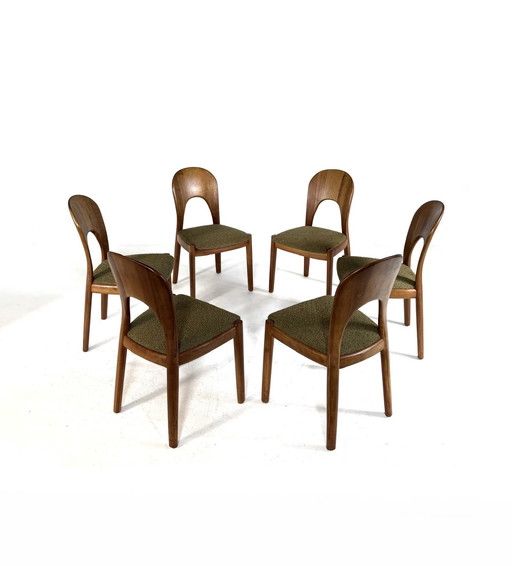 6x chaise Morten vintage, Koefoeds Hornslet '70
