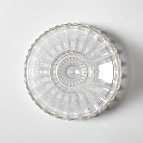 Image 1 of Vintage Traditional Finnish Clear Pedestal Bowl Marimekko / Iittala / 2000s