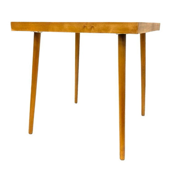 Image 1 of Mesa de centro Alfred Busch, Alemania, década de 1960, vidrio y madera de haya