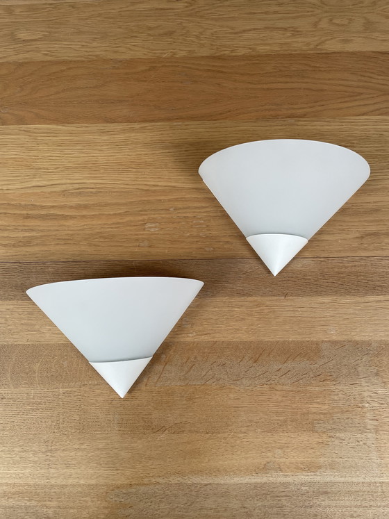 Image 1 of 2 Glashutte Limburg wandlampen, jaren 80