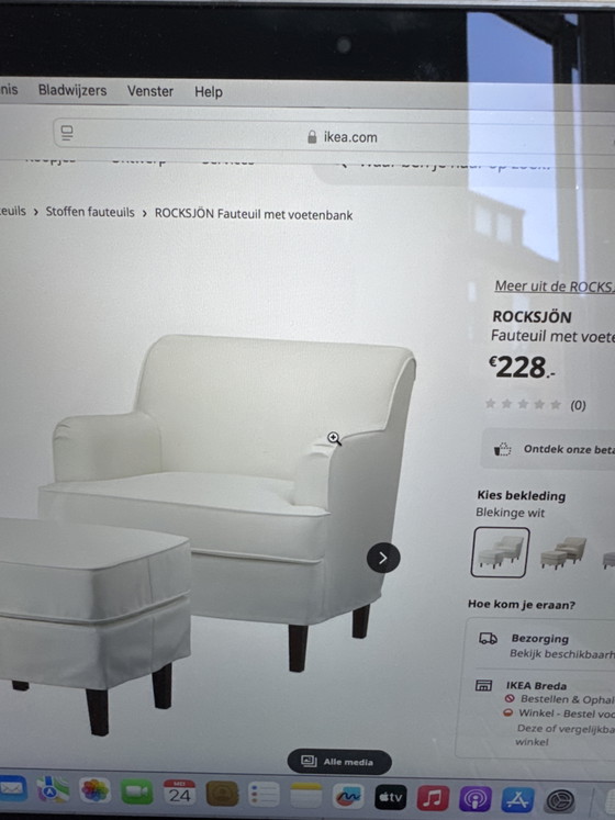 Image 1 of Sillón Rocksjön con reposapiés