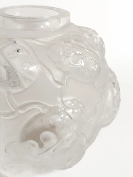 Lalique 'Coccinelle' Crystal Vase, 1980s (photo 8 of 9)