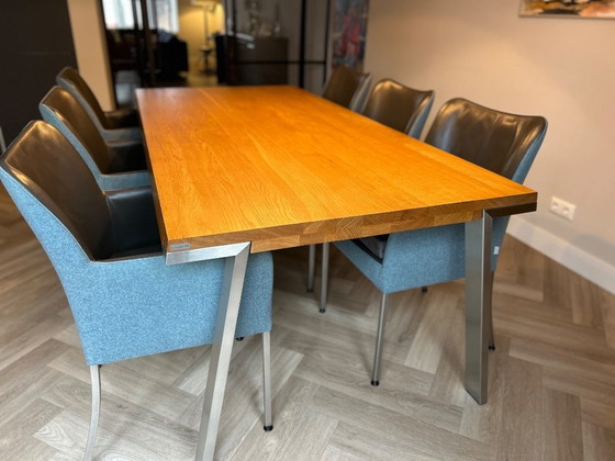 Image 1 of Bert plantation dining table + 6 chairs