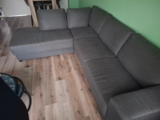 Divano angolare antracite