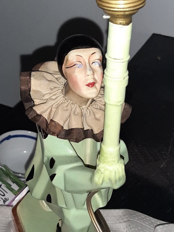Image 1 of Harlekijn art deco kubistische lamp 1920