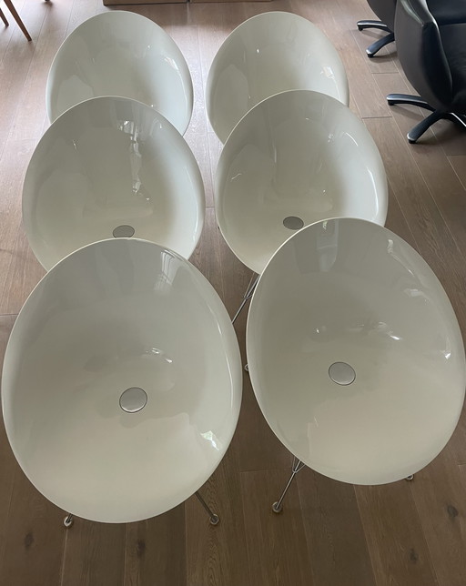 Kartell tub chair 6 pieces