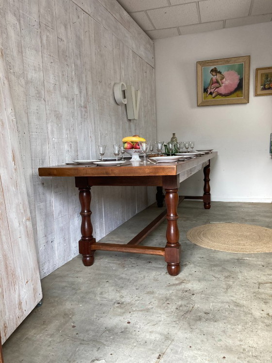 Image 1 of Tavolo antico da fattoria 280x87cm