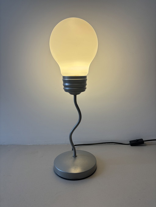 Pop art Bulb gloeilamp 1980 Memphis style 