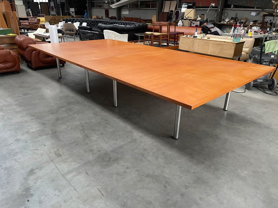 2x Unique Danish Design Large Tables – Metal, Wood, Vintage (photo 10 of 10)