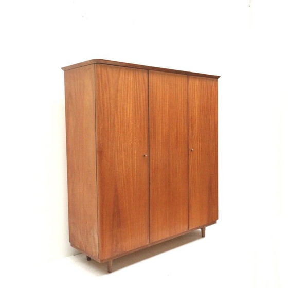 Image 1 of Vintage 3-door wardrobe / linen cupboard from the 60s / 70s