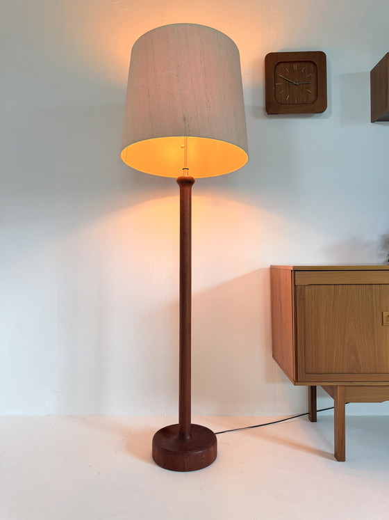 Image 1 of Vintage teak floor lamp, Domus ‘80