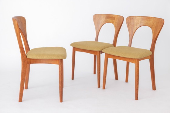 Image 1 of Set of 6 Niels Koefoed “Peter” Teak Dining Chairs, Denmark 1960s–1970s | Danish Mid-Century Modern Vintage Chairs