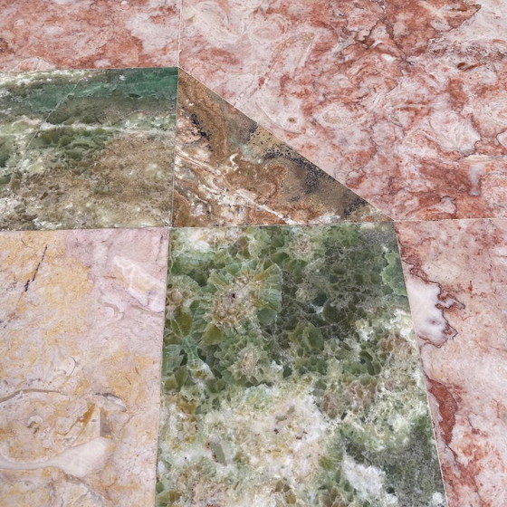 Image 1 of Vintage Marble Dining Table Italian Design