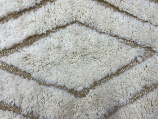 Tapis Beni Ouarain en laine authentisch 250cmx150cm