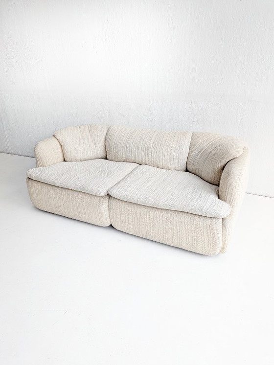 Image 1 of Divano 'Confidential' di Alberto Rosselli per Saporiti anni '70 