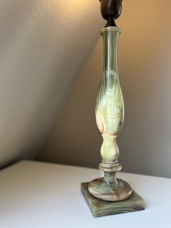 Image 1 of Vintage onyx (marmeren) lamp