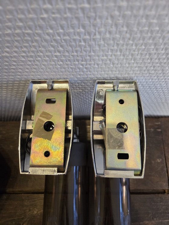 Image 1 of Paire d’Appliques Chromées 60/70