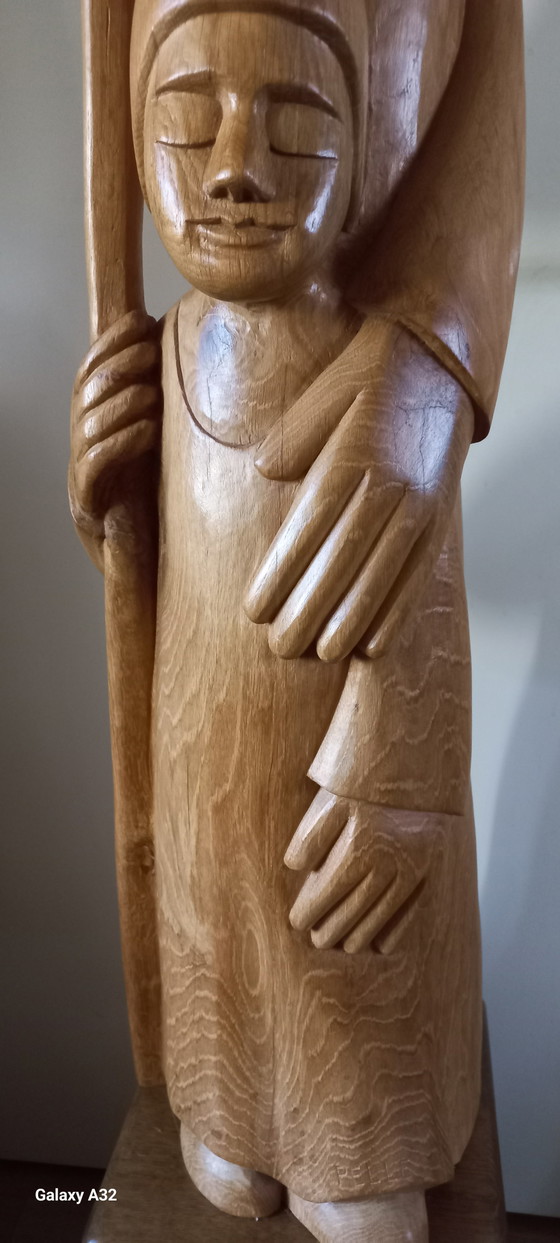 Sint Jozef - Maurice Pelgrims-Jelle – Arte, Wood (photo 5 of 13)
