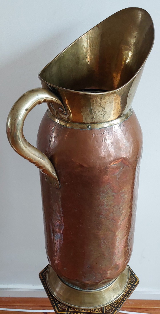 Image 1 of Late 19th to early 20th century Large Antique French Pitcher