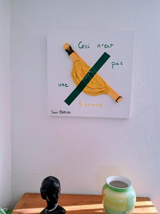 Image 1 of Enzo SAN MARCO - This is not a banana - Artist's painting