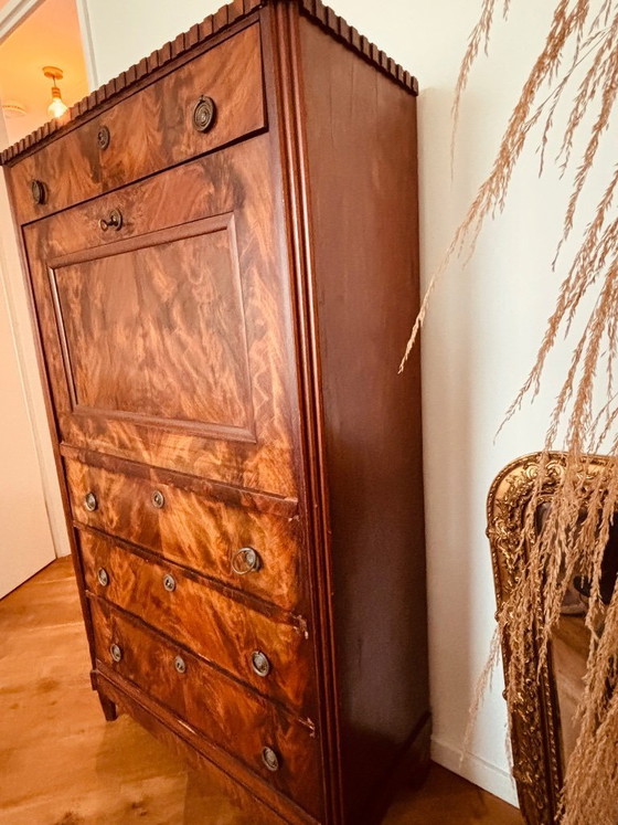 Image 1 of Escritorio antiguo de caoba